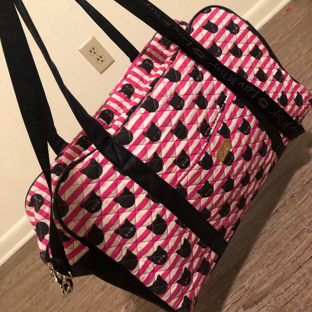 Betsey Johnson Quilted Duffel Bag